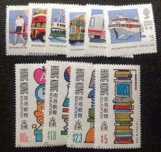 Hong Kong 1991 2 X Sets Of Stamps Mnh