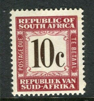 South Africa; 1961 - 69 Early Postage Due Fine Mnh 10c.  Value,  Shade