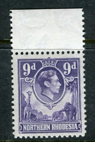 Northern Rhodesia; 1938 Early Gvi Pictorial Issue Hinged Shade Of 9d.