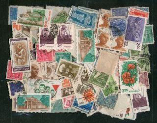 India : Mixture Of 250,  Def.  Pictorial Stamps,  Fu.  1