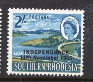 Southern Rhodesia 1965 Qeii Early Issue Fine Hinged 2s.  Optd 233290