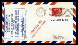 Dr Who 1965 Quakertown Pa Stop Over Liberty Bell Airport Dedication C118928
