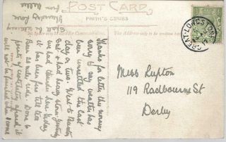 Great Longstone Cancel 1917 On King George V ½d Green Postcard My Ref 159a