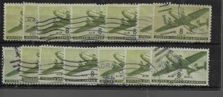 Scott C - 26 U S Stamp Twin Transport 8 Cent