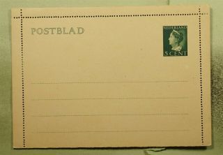 Dr Who Netherlands Vintage Letter Card Stationery C135810
