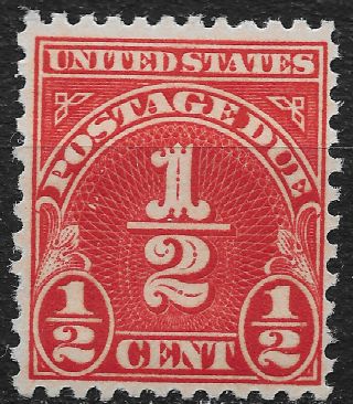 Scott J - 79 Us Stamp Postage Due 1/2 Cent Mnh