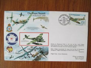 1990 Raf Cover,  Battle Of Britain The Major Assault 1 - 8 August 1940,  Falkland Is