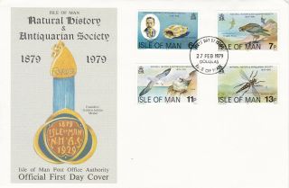 Isle Of Man 1979 Natural History & Antiquarian Soc.  Fdc Unadressed With Encl Vgc