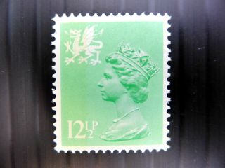 Gb Wales Machin 12½p Perf 15x14 Sgw37a Unmounted Fp2370