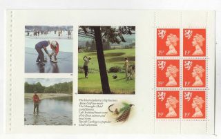 Gb 1989: Dx10 – The Scots Connection Prestige Booklet — Mnh,  Pane 4