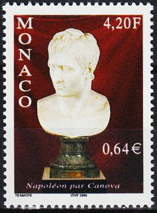 Monaco Bust Napoleon Canova 2000 Mnh - 2,  30 Euro
