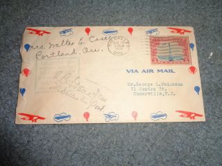 Us Airport Dedication Cover: 1931 Case Field,  The Dalles,  Ore