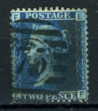 Gb Qv 2d Blue 1860 