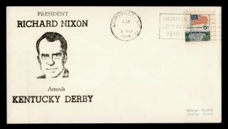 Dr Who 1969 President Richard Nixon Attends Kentucky Derby C134437