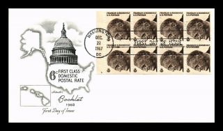 Dr Jim Stamps Us 6c Franklin D Roosevelt First Day Cover Plate Block Artmaster