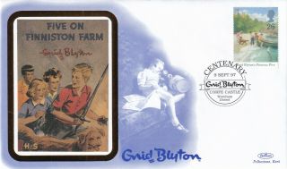 (29378) Gb Benham Fdc Enid Blyton Famous Five Corfe Castle 1997
