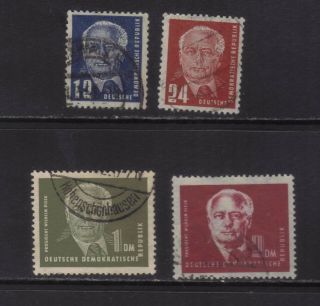 Stamps Germany Ddr Sc 54 - 57