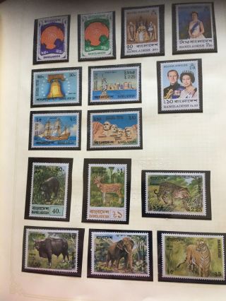 Bangladesh Page Of 15 Unmounted Stamps In Sets.