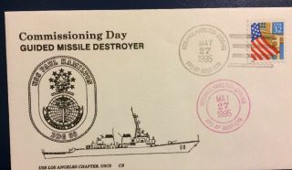 1995 Commissioning Day Guided Missile Destroyer Uss Paul Hamilton Ddg 60
