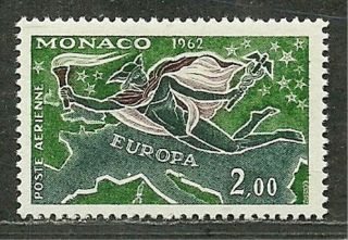 Monaco 1962 Very Fine Mnh Og Air Post Stamp Scott C61