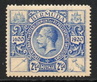 Bermuda 2 1/2d Stamp C1921 Mounted Sg69 (little Gum Tone As Usual) (6)