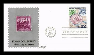 Dr Jim Stamps Us Stamp Collecting First Day Cover Artmaster Cachet Scott 2200