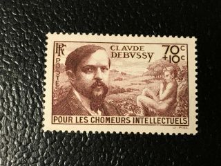 Yt N° 437/sc B87 Neuf/mint 70,  10c Claude Debussy
