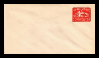 Dr Jim Stamps Us 2c Red Embossed Mt Vernon Postal Stationery Cover