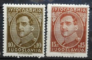 Yugoslavia - Kingdom 1931 Mi: 234 I - 235 I Mh