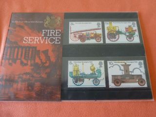 A Royal Mail Souvenir Stamp Pack - Fire Service