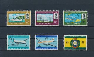 Lk69877 British Virgin Islands Ships & Airplanes Fine Lot Mnh