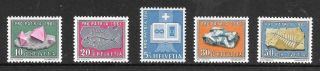 Switzerland - 1961.  Pro Patria - Set Of 5,  Mnh