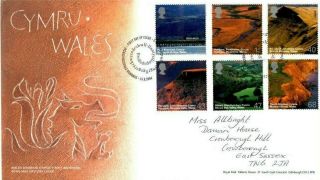 Gb - 2004 Wales - Illustrated Fdc With Hand Written Address