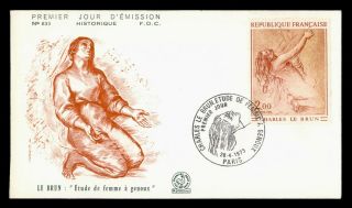 Dr Who 1973 France Charles Le Brun Art Fdc C125400