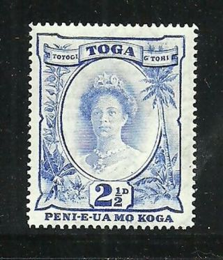 Album Treasures Tonga Scott 76 2 1/2p Queen Salote Nh
