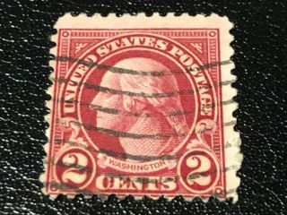 George Washington 2 Cent Stamp Red