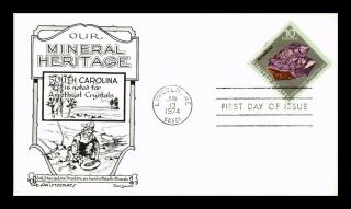 Dr Jim Stamps Us Mineral Heritage Fdc Aristocrats Cover Lincoln Nebraska