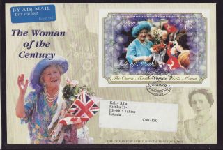 Isle Of Man 2000 Fdc - The Woman Of The Century - With M/sheet