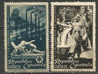 Spain 1938 Civil War Defenders Numantia Spanish Republic Ii 1936 1937 1939 Mnh