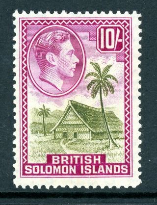 British Solomon Islands 1939 10/ - Top Value Um/mnh