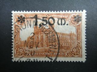 Germany 1920 Stamps Overprinted Types Of 1902 Surcharged Deutschland German