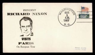 Dr Who 1969 President Richard Nixon Visits Paris European Tour C122381