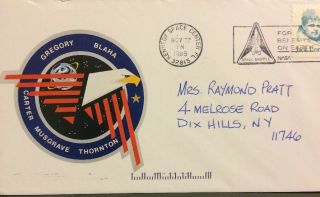 1989 Space Shuttle Mission Sts - 33 Discovery Space Postal History Cover