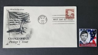 Mrstuff Summer Blow Out 1981 First Day Cover Change Of Rate Postage C Issue