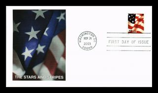 Us Cover Stars And Stripes American Flag Fdc Fleetwood Cachet