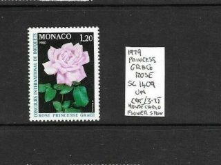 Monaco 1980 Princess Grace Rose Issue Mnh