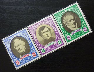 Usa Poster Stamp Us President Fillmore Pierce Buchanan N28