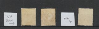 Hong Kong,  Stamp Duty,  Fiscals,  3 stamps 2