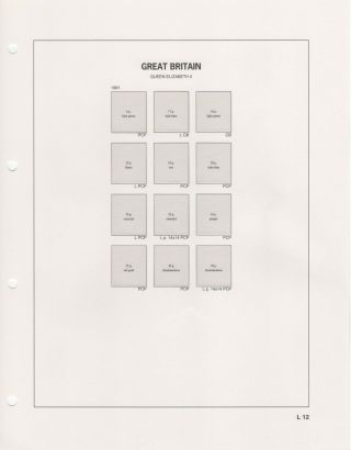 Set Of Hingeless Album Pages For Definitives 1991 - 2006.