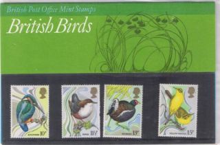 Gb 1980 British Birds Presentation Pack Vgc.  Stamps.  Postage